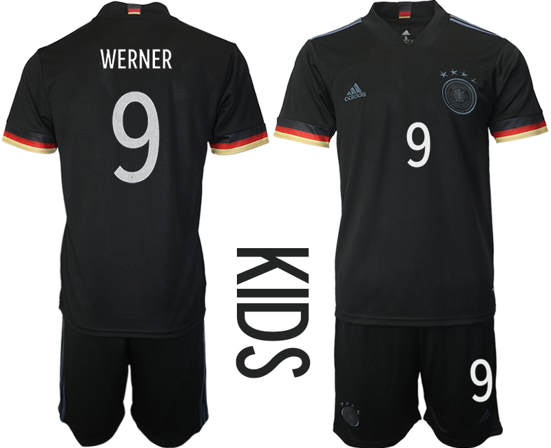 2021 European Cup Germany away Youth #9 soccer jerseys